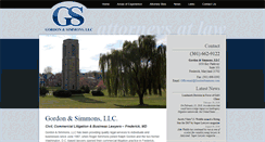 Desktop Screenshot of gordonsimmons.com