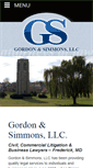 Mobile Screenshot of gordonsimmons.com